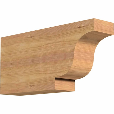 Ekena Millwork Newport Smooth Rafter Tail, Western Red Cedar, 3 1/2"W x 8"H x 16"L RFT04X08X16NEW00SWR